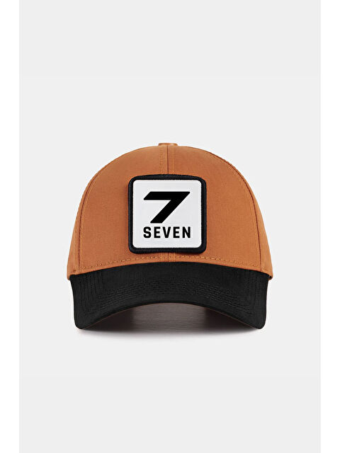 BlackBörk Six 7 Numara Logolu Siyah-Kiremit Beyzbol Şapka