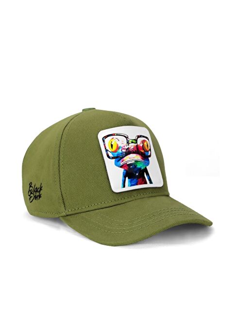 BlackBörk Kids Bukalemun Logolu Yeşil Çocuk Beyzbol Şapka - S000532941-18194