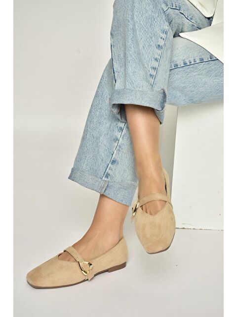 Fox Shoes Ten Kadın Babet Y726632602 - S000518157-26407