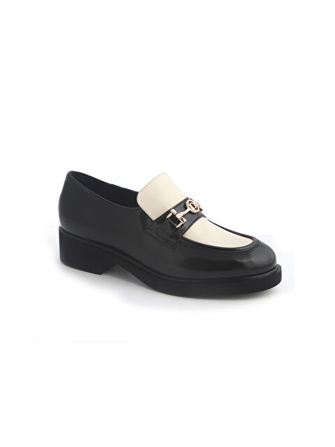Donna Serena Kadın Loafer 845328DM 5328 DM ABRAS Vato Nero