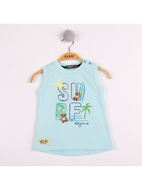 Toontoykids Erkek Bebek Surf Baskılı Atlet