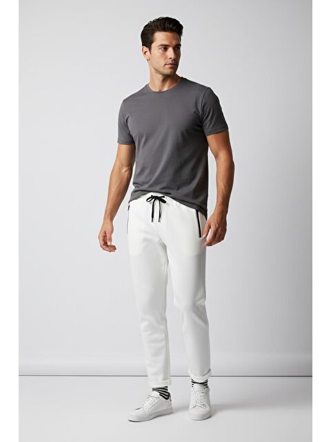 Fullamoda Beli Bağcıklı Duble Paça Pantolon - S000491473-19965