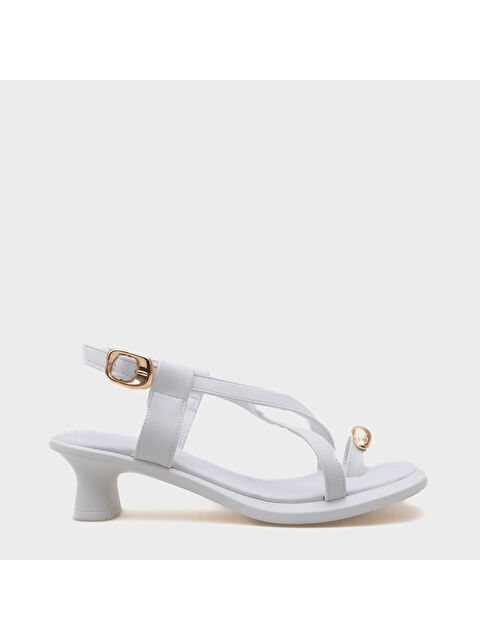 Capone Outfitters Vally Orta Topuklu Parmak Arası Kadın Sandalet - S000508701-20063