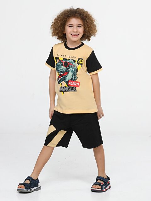 Casabony Danger Dino Erkek Çocuk Şort Takım - S000156939-37418