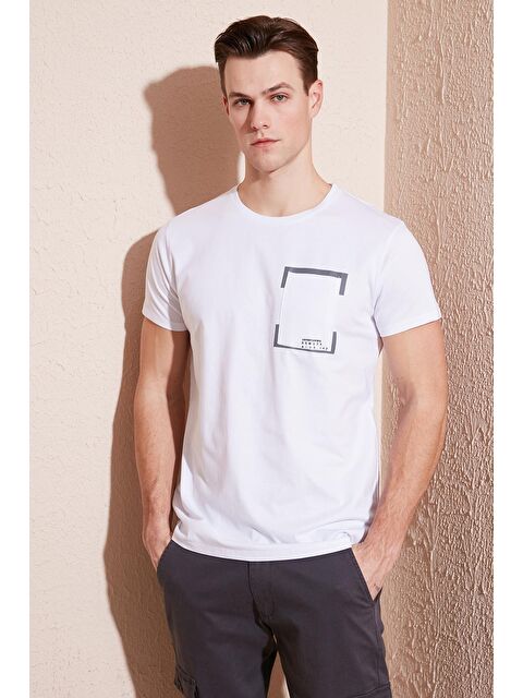 Buratti Bisiklet Yaka %100 Pamuklu Slim Fit Tişört 541REWORK - S000139068-20063