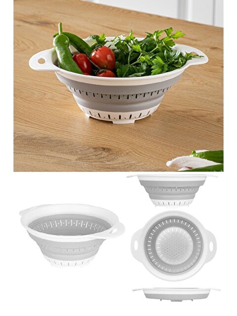 Meleni Home Katlanabilir Akordiyon Süzgeç Katlanır Süzgeç - S000385450-37276