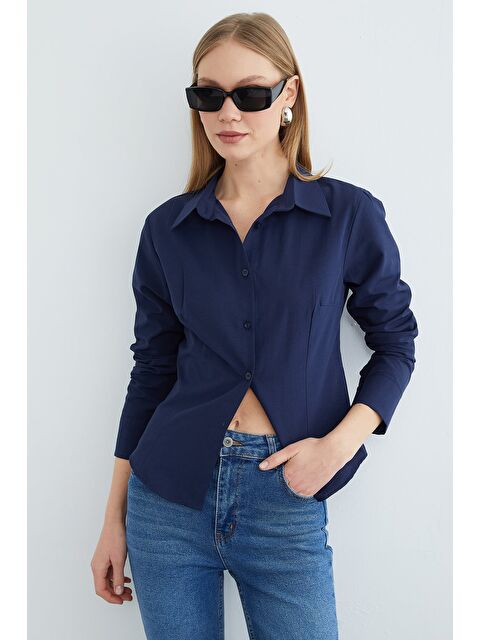 Fullamoda Basic Pensli Slim Fit Gömlek - S000504001-21164