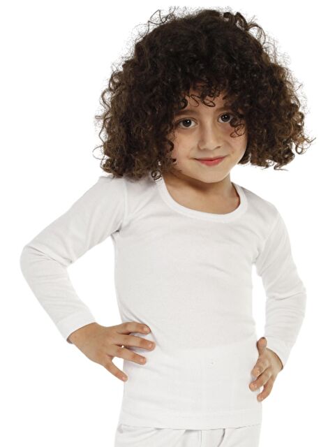 Tolin Erkek Çocuk Uzun Kol Termal Üst İçlik Beyaz 6390 - S000074201-20063