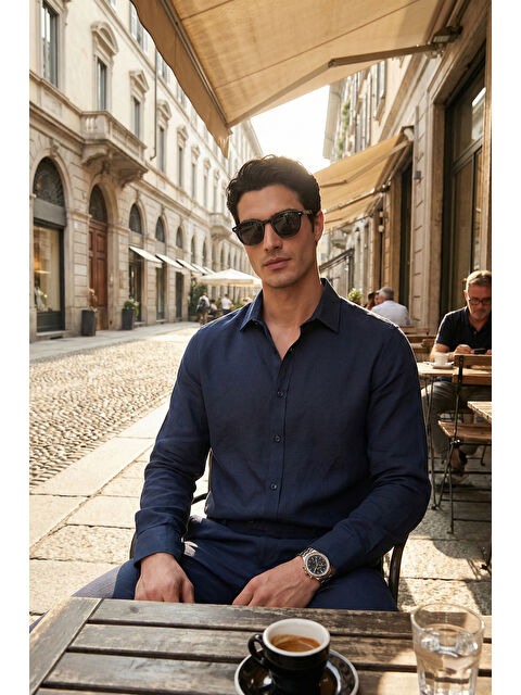 Buratti Regular Fit Klasik Yaka Uzun Kollu Gömlek CF26S121640 - S000526579-23093