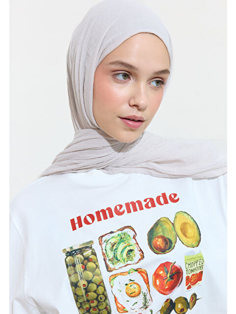 Fresh Scarfs PAMUKLU KETEN ŞAL SEA SALT FOAM - S000420027-1174