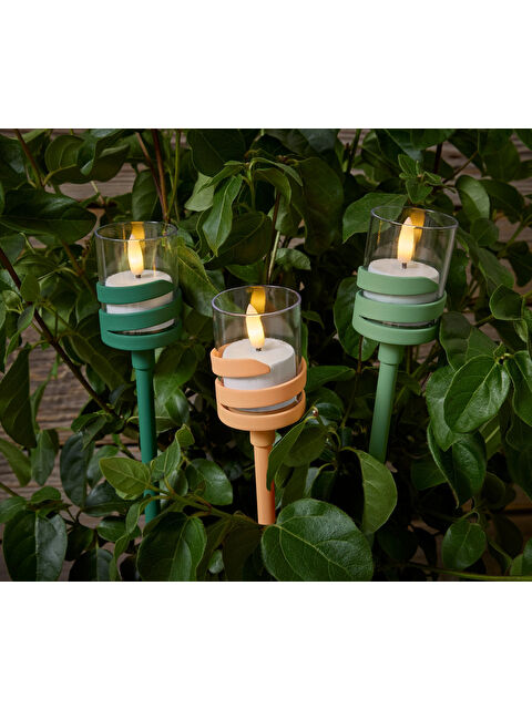 Tchibo LED Dış Mekan Kazık, Alev Efekti, 3 Adet - S000532962-23173