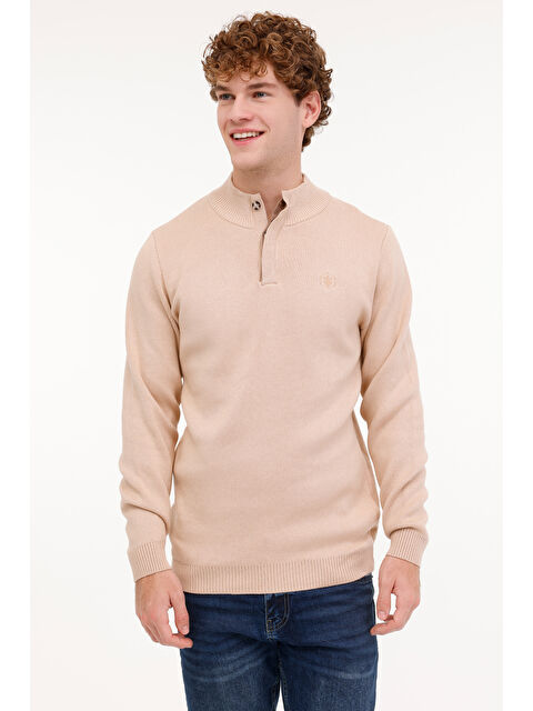 Lumberjack ML RASSA 58CSL506 4PR Bej Erkek Uzun Kol Triko - S000397260-19928