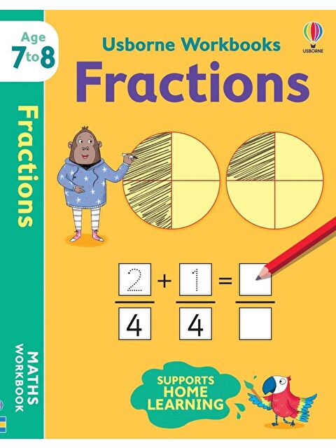 Usborne Publishing Usborne Workbooks: Fractions 7-8 - S000454309-23173