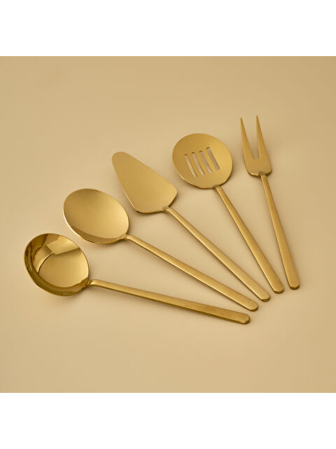 Bella Maison Siena 5 Parça Servis Seti Gold - S000362503-20076