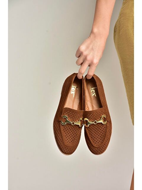 Fox Shoes Taba Kadın Babet Y291262402 - S000531771-14955