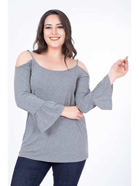 Mylinemoda Omuz Detaylı Tişört - S000239145-20600