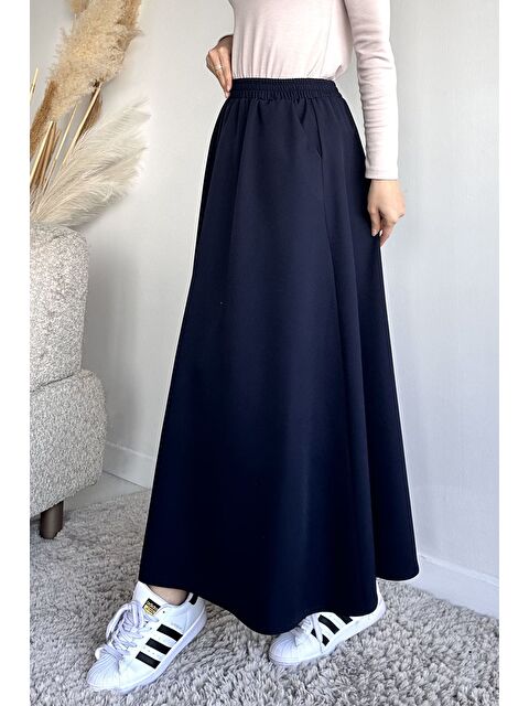 Julude Bel Lastikli Cepli Tesettür Etek - S000517579-21164