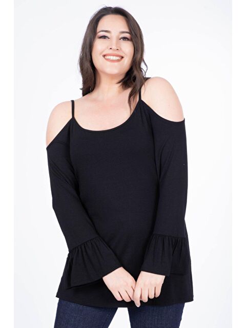 Mylinemoda Omuz Detaylı Tişört - S000239155-19351