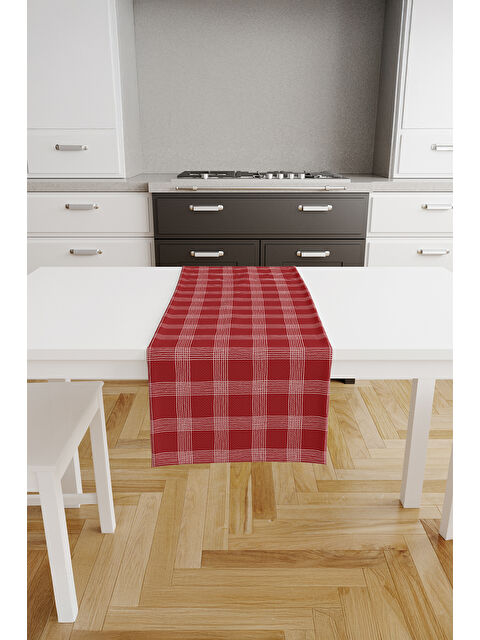 Asdiva Redro  Ekose Desenli Runner - Kırmızı / Beyaz - S000492797-37325