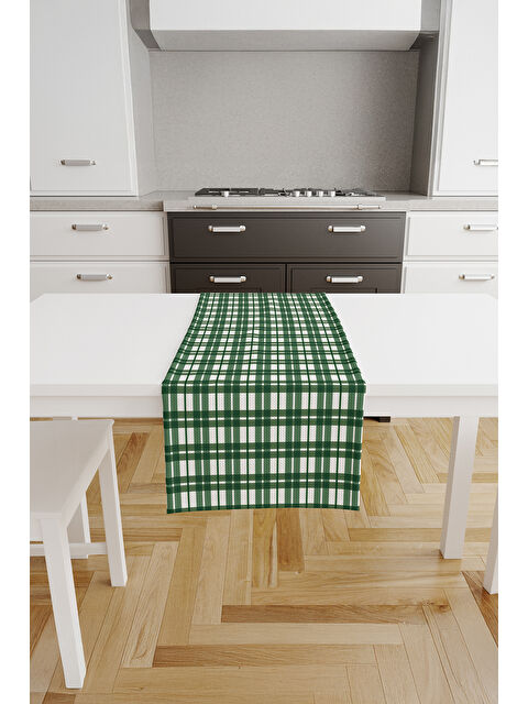 Asdiva Ekero Ekose Desenli Runner - Yeşil / Beyaz - S000492797-18194