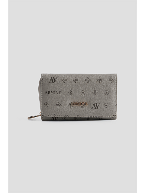 ARMİNE Baskılı Cüzdan Vizon