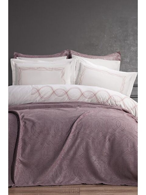 Çeyiz Diyarı Aren Gelin Seti 7 Parça Pudra - S000492801-7152