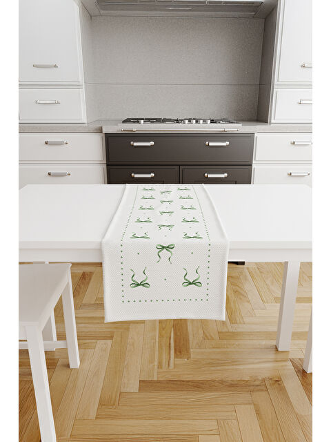 Asdiva Fiore Fiyonk Desenli Runner - Yeşil / Beyaz - S000492797-37467