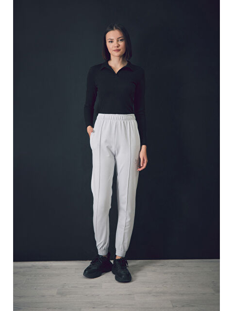 Fullamoda Kuş Baskılı Çimalı Jogger Eşofman Altı - S000283418-20600