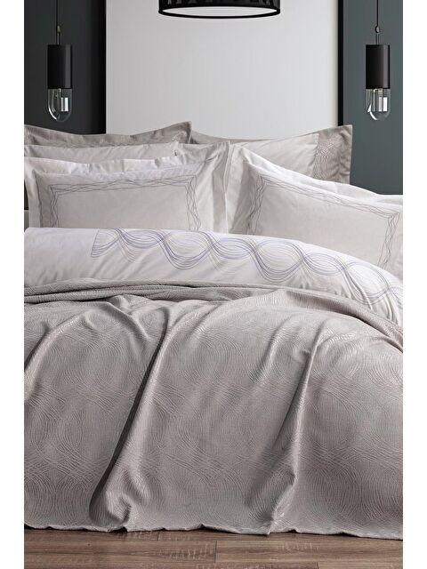 Çeyiz Diyarı Aren Gelin Seti 7 Parça Bej - S000492803-19928