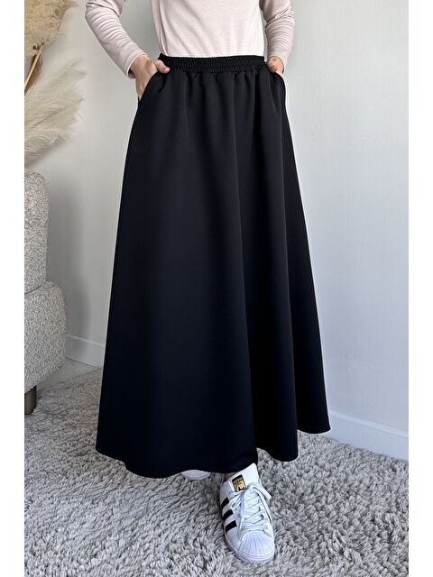 Julude Bel Lastikli Cepli Tesettür Etek - S000517579-19351