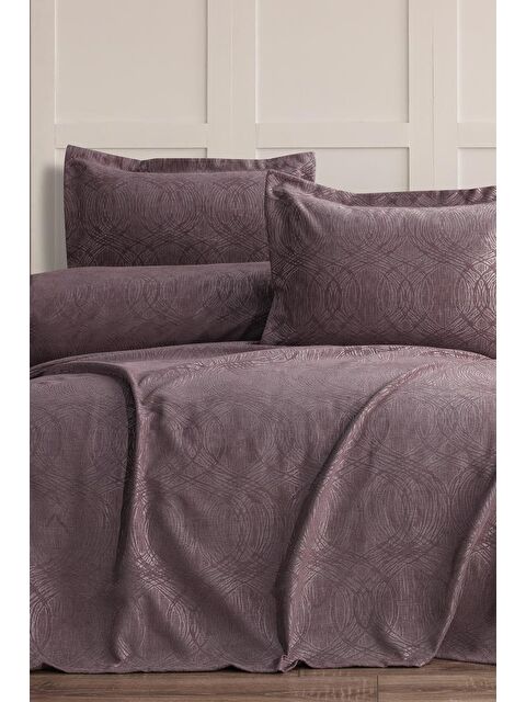 Çeyiz Diyarı Aren 2 Parça Tek Kişilik Pike Takımı 180x240 Pudra - S000492806-7152