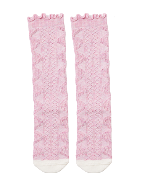 Katia And Bony Kız Bebek Desenli Dizaltı Çorap Pembe - S000375026-20024