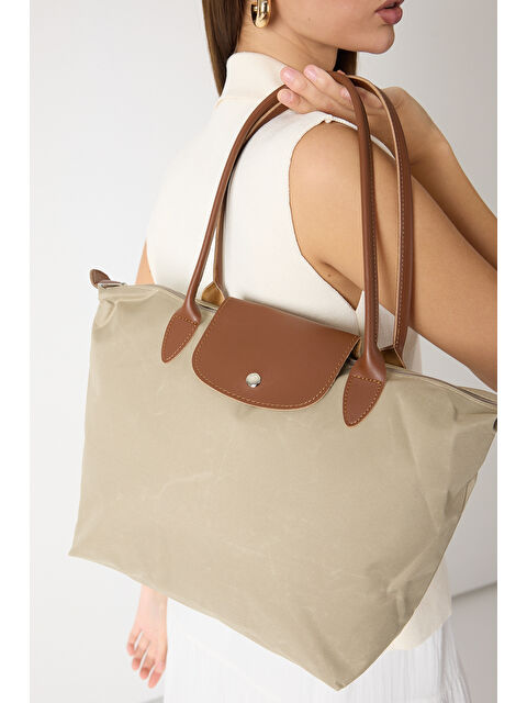 TONNY BLACK Kadın Vizon Orta Boy Askılı El ve Omuz Çantası - S000495416-26429