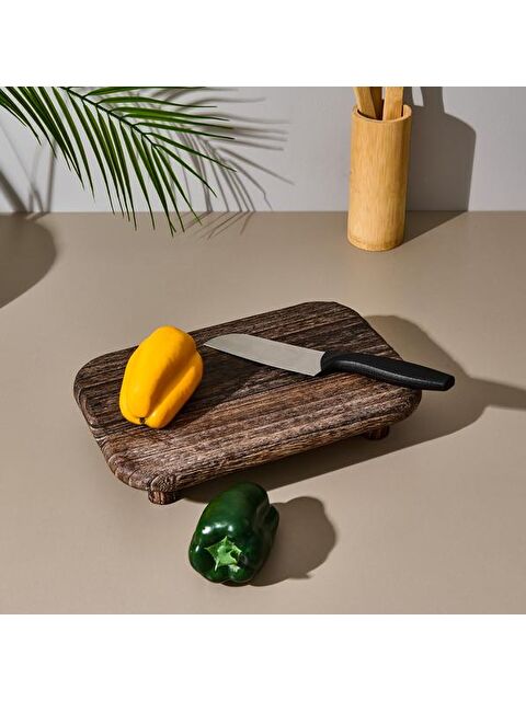 Pratik Mini Santoku Şef Bıçağı - Siyah - 25 cm - S000376266-19351