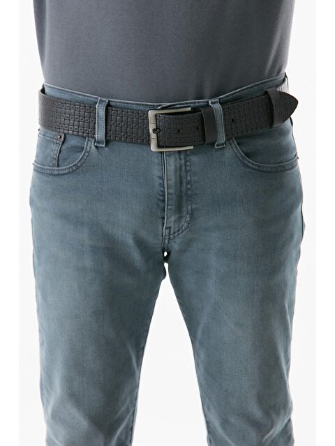 Fullamoda Spor Suni Deri Kemer - S000241353-19351