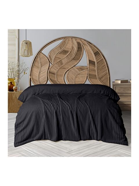 Dolce Bonita Home Wellsoft Fitilli Battaniye 200x220 Antrasit - S000492815-29666