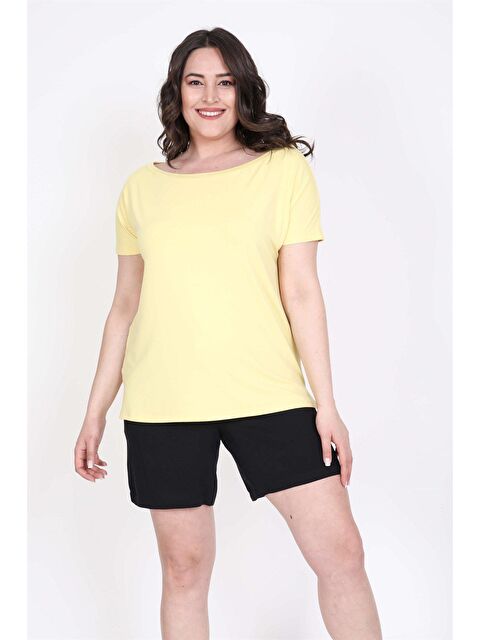 Mylinemoda Karmen Yakalı Tişört - S000239171-20072