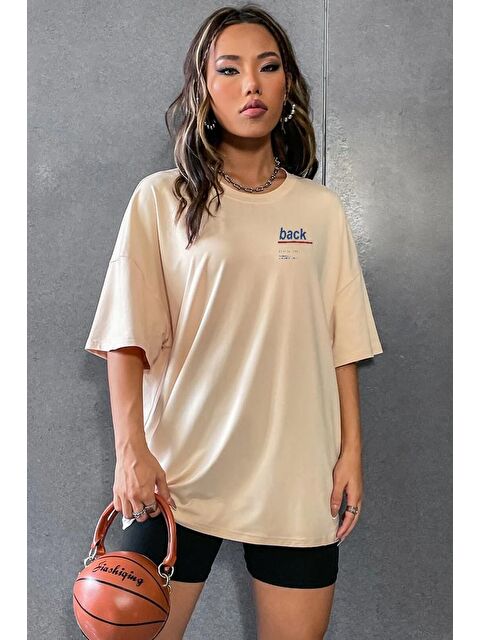 uyguntarz Unisex Back Baskılı Tasarım Tshirt - S000244066-19928