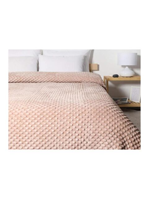Çeyiz Diyarı Pearl Tomurcuk Çift Kişilik Battaniye Vizon - S000495594-26429