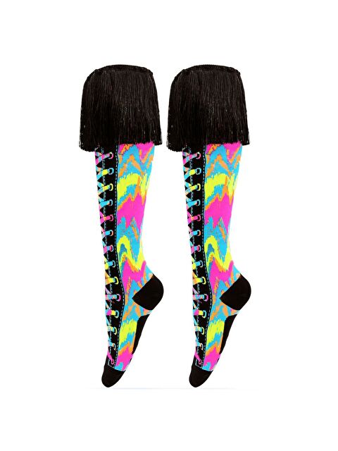 Madmia Rainbow Tie Dye Çorap - S000392733-23173