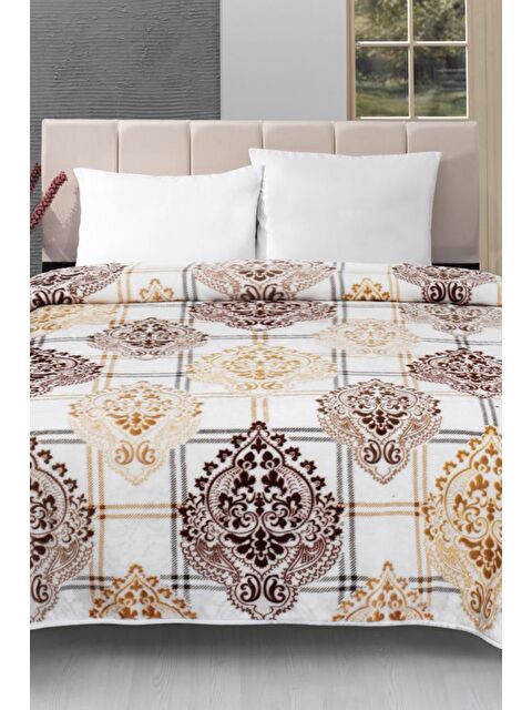 Çeyiz Diyarı Lacasa 1100 Çift Kişilik Battaniye Kahve - S000495618-19413