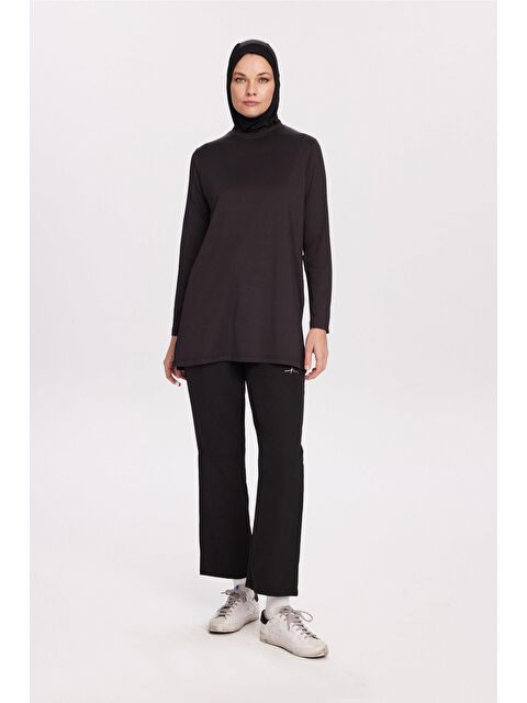 Haşema Active Uzun Kollu Siyah Antrenman Üstü-Sweatshirt Act-45 - S000490395-19351