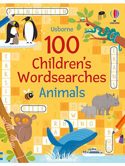 Usborne Publishing 100 Children's Wordsearches: Animals - S000454334-23173