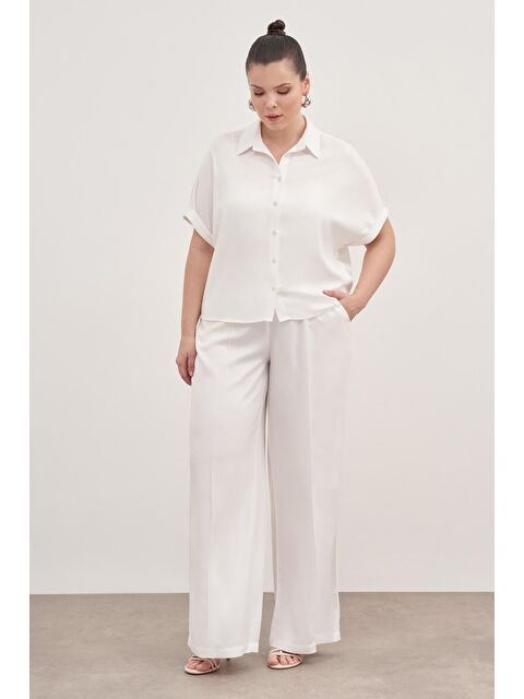 Mylinemoda Beli Lastikli Cepli Palazzo Pantolon - S000242294-20063