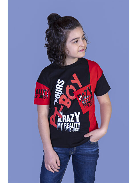 Toontoykids Erkek Çocuk Garnili Cep Detaylı Tişört - S000417921-20045