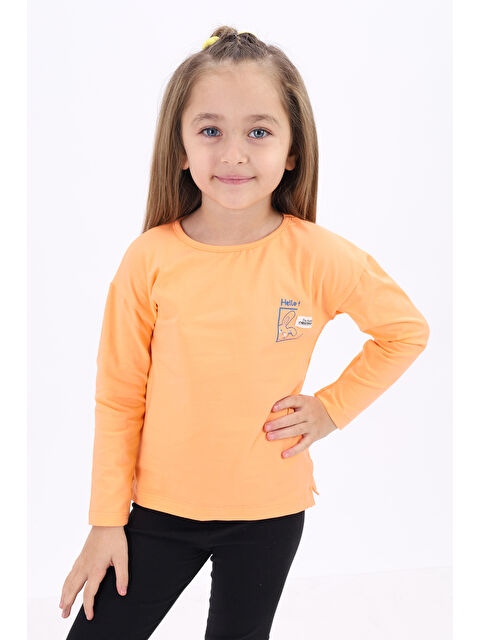 Toontoykids Kız Çocuk Baskılı Tişört