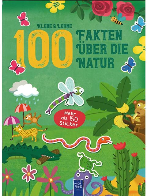 Yoyo Books Klebe & Lerne - 100 Fakten über die Natur - S000454347-23173