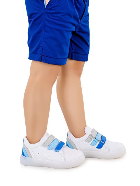 Kiko Kids Lunce Cırtlı Işıklı Erkek Çocuk Spor Ayakkabı - S000205000-37234