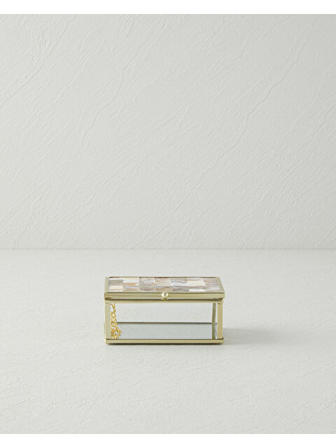 English Home Poppy Dekoratif Kutu 11x8x5 cm Gold - S000459463-20076