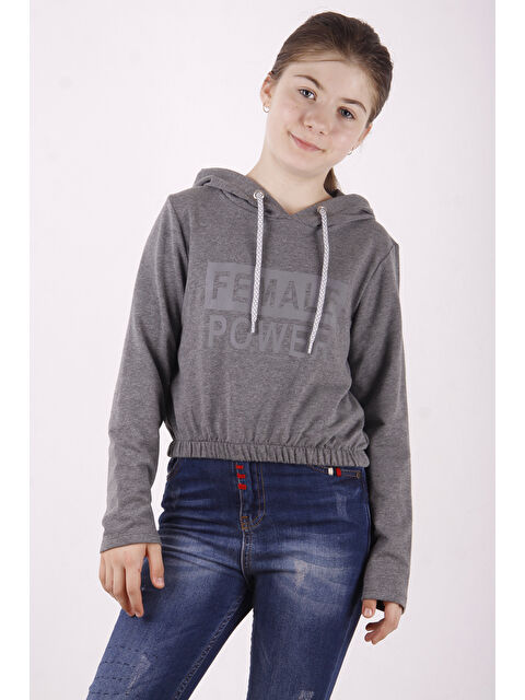Toontoykids Kız Çocuk Female Power Baskılı Sweatshirt - S000421280-29666